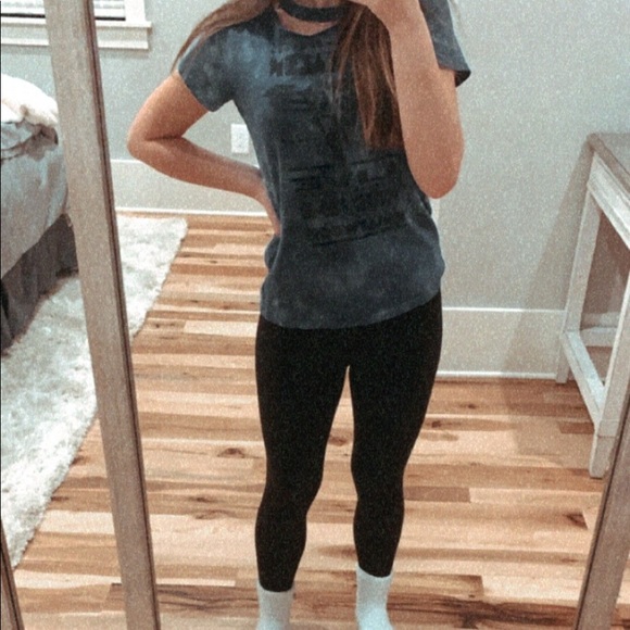 Navy Van Halen Ripped Tshirt (Size XS) - Picture 2 of 2